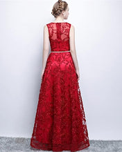 Cargar imagen en el visor de la galería, VESTIDO LARGO BORDADO TALLES GRANDES
