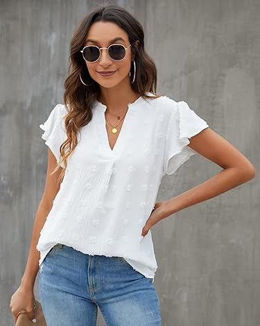BLUSA GASA PLUMETI TALLES GRANDES