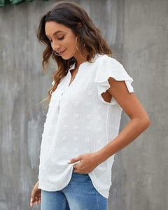 BLUSA GASA PLUMETI TALLES GRANDES
