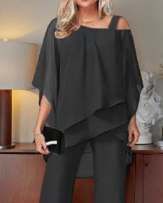 BLUSA GASA IRREGULAR