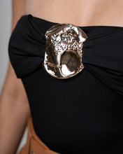 Cargar imagen en el visor de la galería, BODY STRAPLESS APLIQUE CIRCULO
