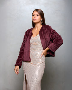 CHAQUETA PIEL PELO CORTO