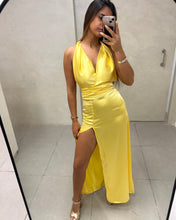 Cargar imagen en el visor de la galería, VESTIDO LARGO SEDA MULTIFORMA
