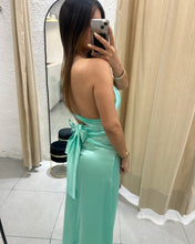 Cargar imagen en el visor de la galería, VESTIDO LARGO SEDA MULTIFORMA
