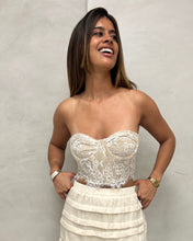 Cargar imagen en el visor de la galería, TOP CORSET ENCAJE
