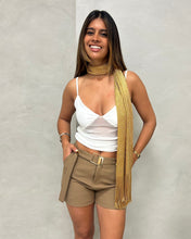 Cargar imagen en el visor de la galería, SHORT CON SIMIL CINTO ***SALE***
