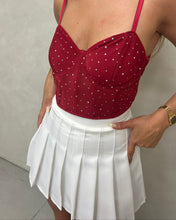 Cargar imagen en el visor de la galería, FALDA TABLEADA CON BAJO SHORT***SALE***
