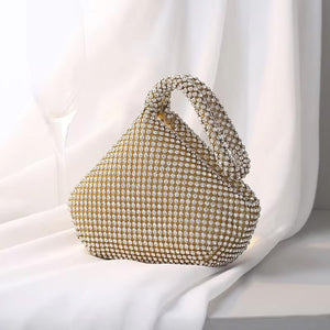 BOLSO FIESTA TRIANGULO STRASS