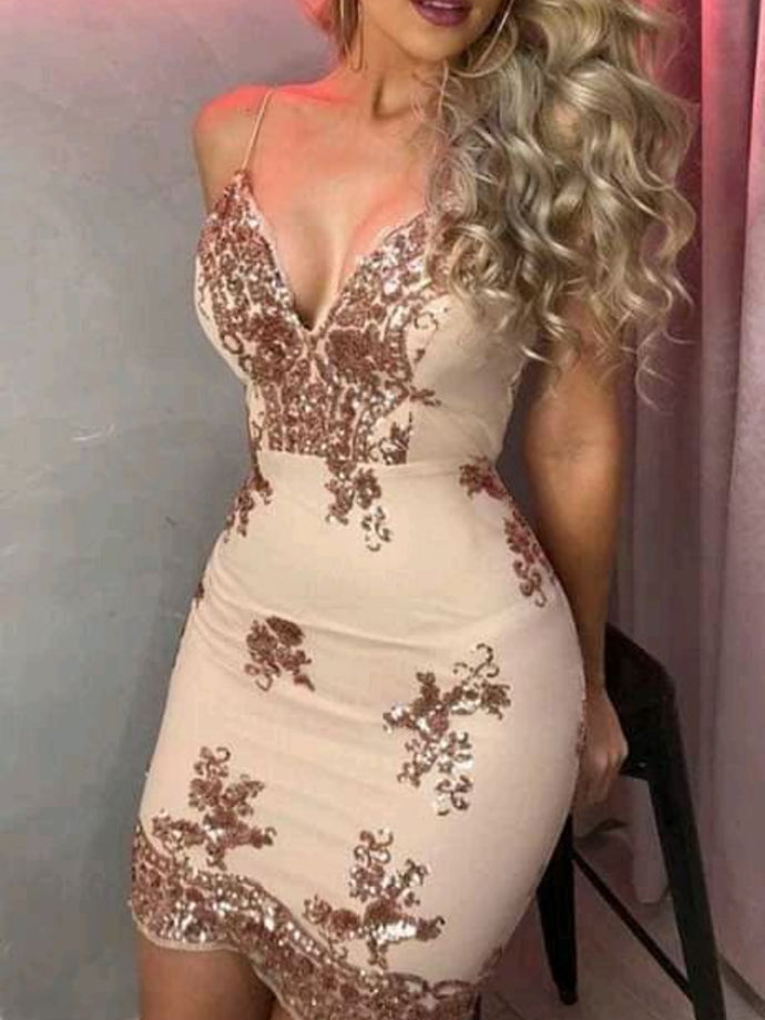 VESTIDO CORTO CON TUL BORDADO