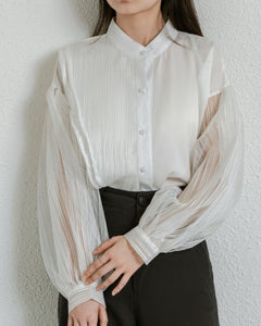 BLUSA COMBINADA VOLADOS