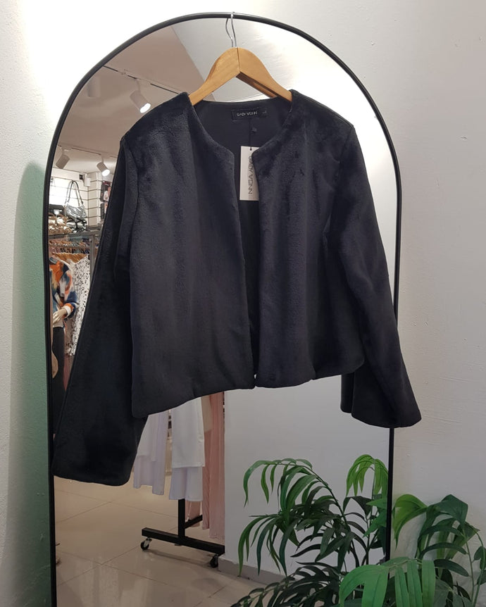CHAQUETA PIEL PELO CORTO