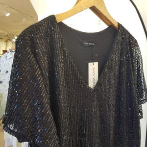 VESTIDO TUNICA LENTEJUELAS PLUS SIZE