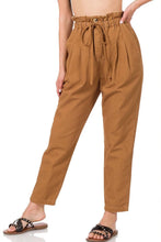 Cargar imagen en el visor de la galería, PANTALON GABARDINA CON LAZO **SALE**
