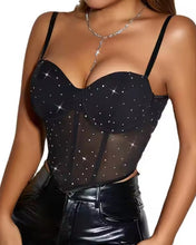 Cargar imagen en el visor de la galería, TOP CORSET BRILLOS
