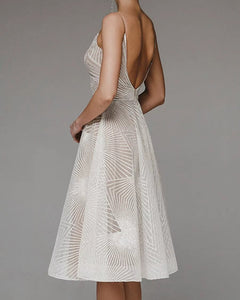 VESTIDO MIDI LINEAS