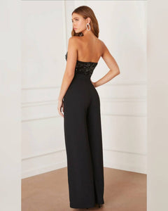 MONO STRAPLESS LENTEJUELAS MAS LISO