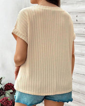 Cargar imagen en el visor de la galería, BLUSA TEXTURA MAS CRUNI TALLES GRANDES
