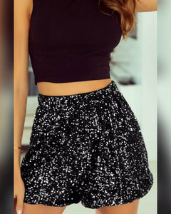 SHORT LENTEJUELAS TALLES GRANDES