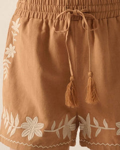 SHORT BORDADO FLORES