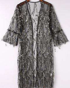 KIMONO TUL BORDADO LARGO