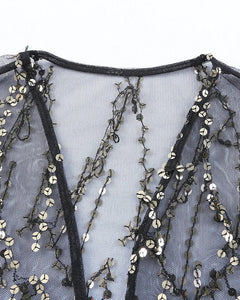 KIMONO TUL BORDADO LARGO