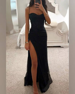 VESTIDO LUREX CORSET