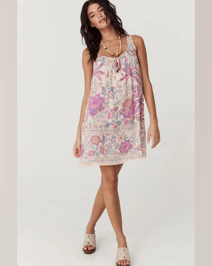 VESTIDO GASA ESTAMPADO