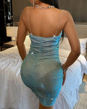 Cargar imagen en el visor de la galería, VESTIDO TUBO LUREX BRETEL CADENA
