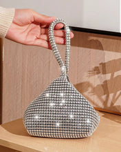 Cargar imagen en el visor de la galería, BOLSO FIESTA TRIANGULO STRASS

