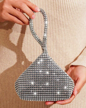 Cargar imagen en el visor de la galería, BOLSO FIESTA TRIANGULO STRASS
