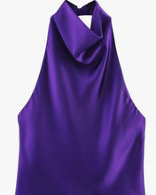 Cargar imagen en el visor de la galería, MUSC SATEN CUE HALTER BUCHE
