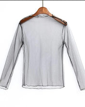 Cargar imagen en el visor de la galería, BLUSA TUL MANGA LARGA
