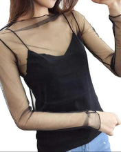 Cargar imagen en el visor de la galería, BLUSA TUL MANGA LARGA
