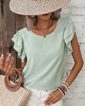 Cargar imagen en el visor de la galería, BLUSA VOLADOS HOMBROS
