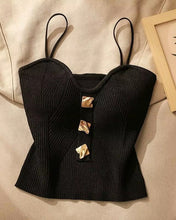 Cargar imagen en el visor de la galería, MUSCULOSA TEJIDA BOTONES

