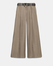 Cargar imagen en el visor de la galería, PANTALON SATINADO ANCHO CON CINTO
