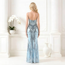 Cargar imagen en el visor de la galería, VESTIDO LARGO CORSET
