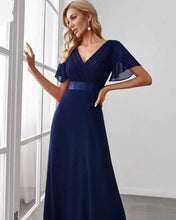 Cargar imagen en el visor de la galería, VESTIDO GASA CON MANGAS
