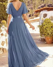 Cargar imagen en el visor de la galería, VESTIDO GASA CON MANGAS
