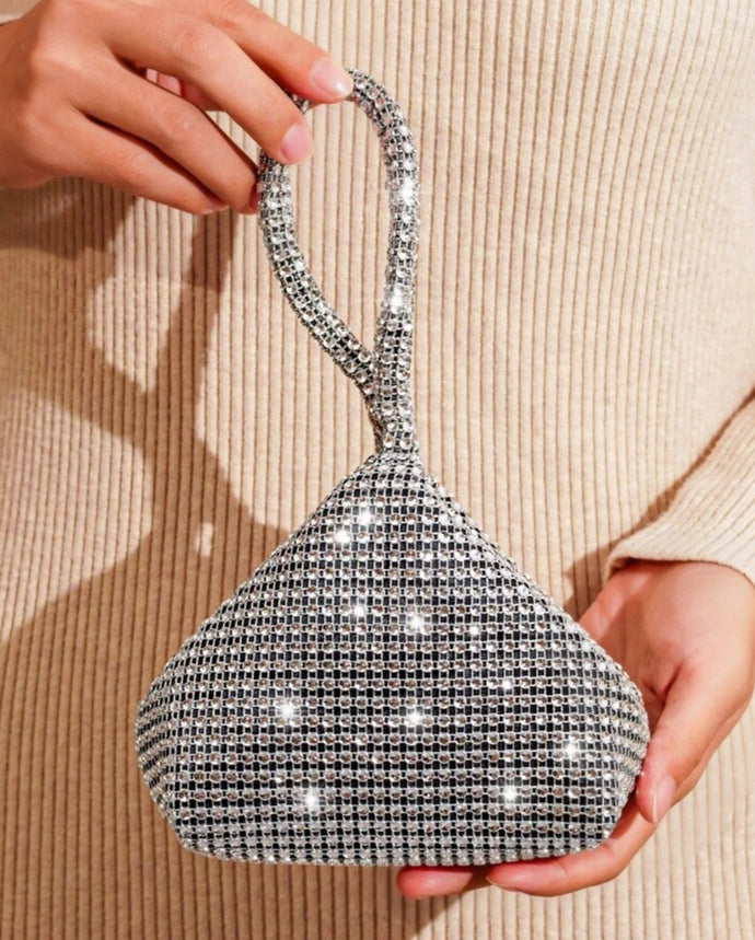 BOLSO FIESTA TRIANGULO STRASS