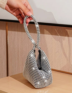 BOLSO FIESTA TRIANGULO STRASS