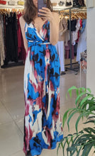 Cargar imagen en el visor de la galería, VESTIDO LARGO ESTAMPADO ESCOTE CRUZADO *** SALE ***
