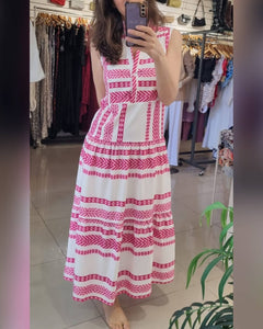 VESTIDO LARGO ESTAMPADO NAVAJO *** SALE ***