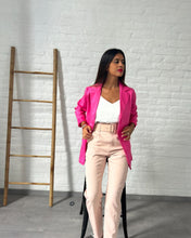 Cargar imagen en el visor de la galería, BLAZER LARGO CON BOLSILLOS
