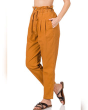 Cargar imagen en el visor de la galería, PANTALON GABARDINA CON LAZO **SALE**

