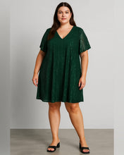 Cargar imagen en el visor de la galería, VESTIDO TUNICA LENTEJUELAS PLUS SIZE
