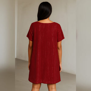VESTIDO TUNICA LENTEJUELAS PLUS SIZE