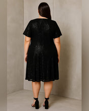 Cargar imagen en el visor de la galería, VESTIDO TUNICA LENTEJUELAS PLUS SIZE
