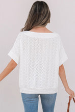 Cargar imagen en el visor de la galería, BLUSA BRODERIE MANGAS CAIDAS
