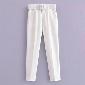 PANTALON FORMAL CON CINTO